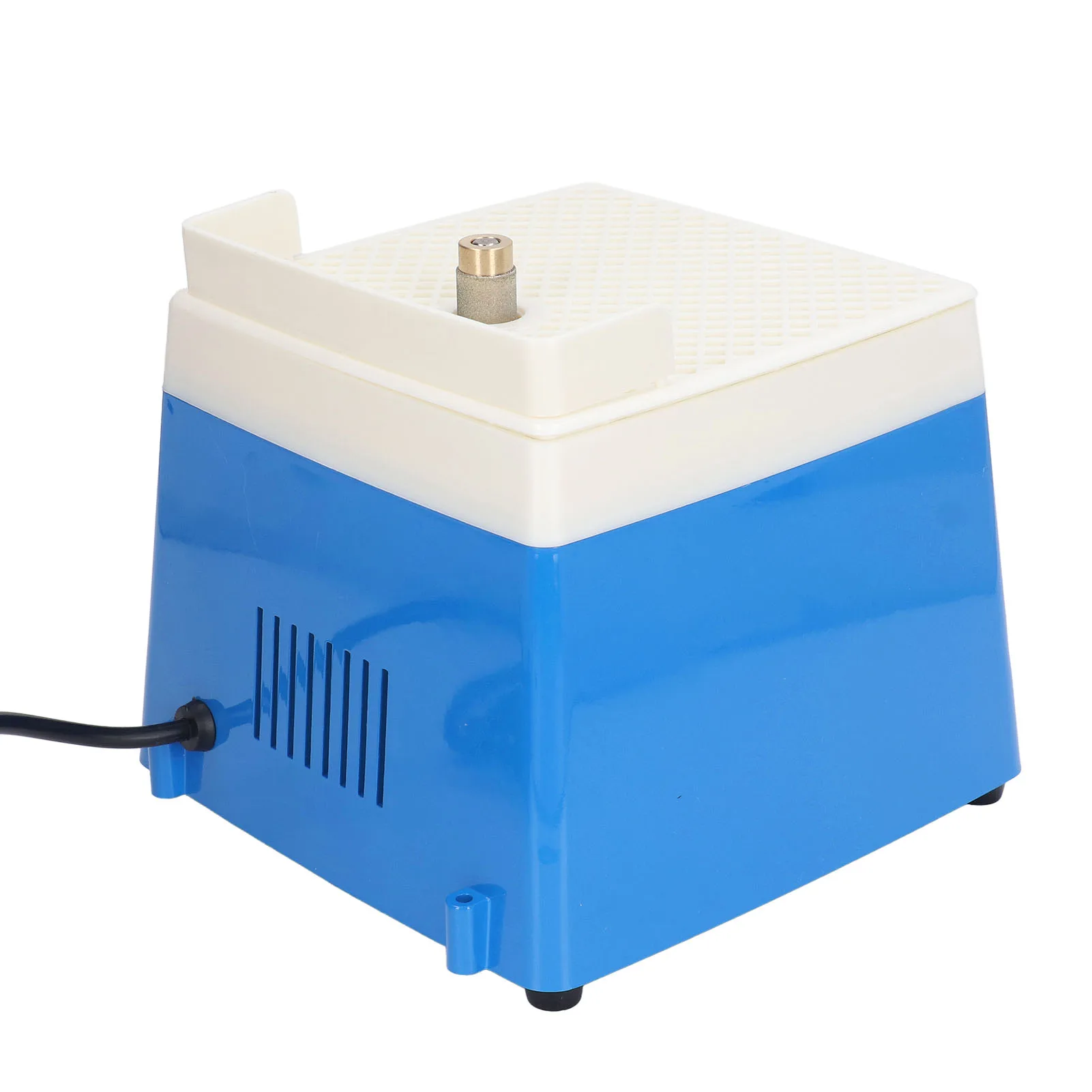 Stained Glass Grinder Machine Mini Portable Art Grinding Processing Tool Kit Dustproof with 1in Bit EU Plug 220V Blue