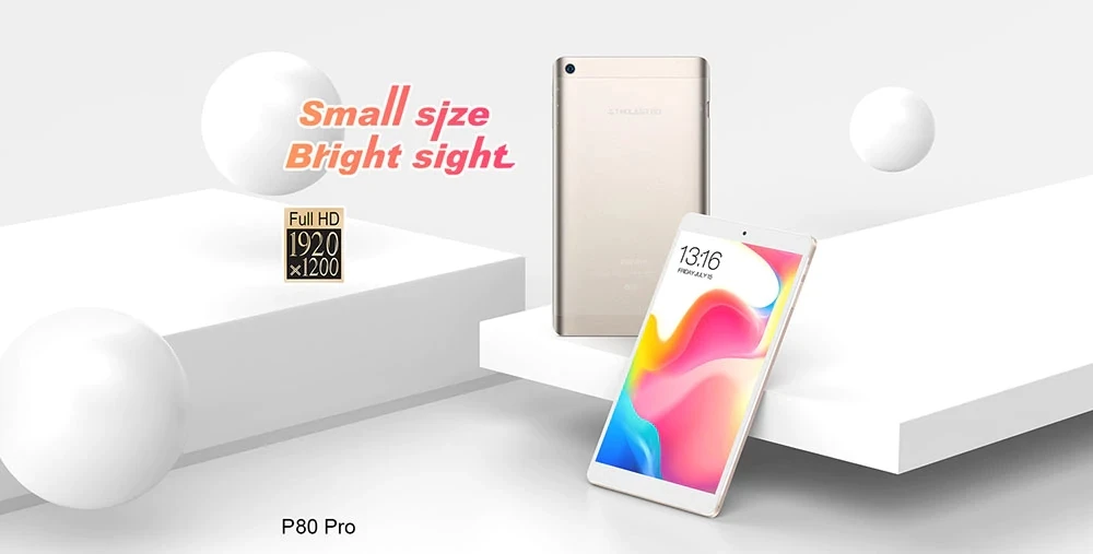 Description Picture 2 of itemTeclast P80 Pro MTK8163 Quad-Core 2GB Ram 16/32GB Rom 8 inch 1920*1200 OGS Android 7.0 Dual-Band WiFi GPS Bluetooth tablet pc