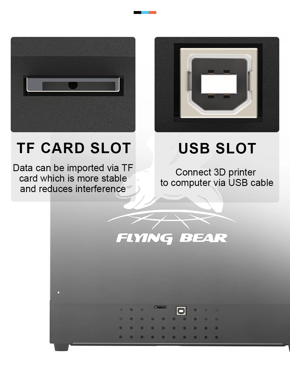 Description Picture 5 of itemFlying Bear 3d Printer Ghost 5 High Precision Fast Printing Size 255*210*200mm Wifi Connection Machine