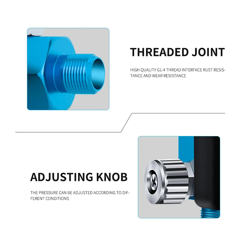 Description Picture 4 of itemAIR GREEN Digital Pressure Gauge Regulator Unit For Spray Gun G1/4