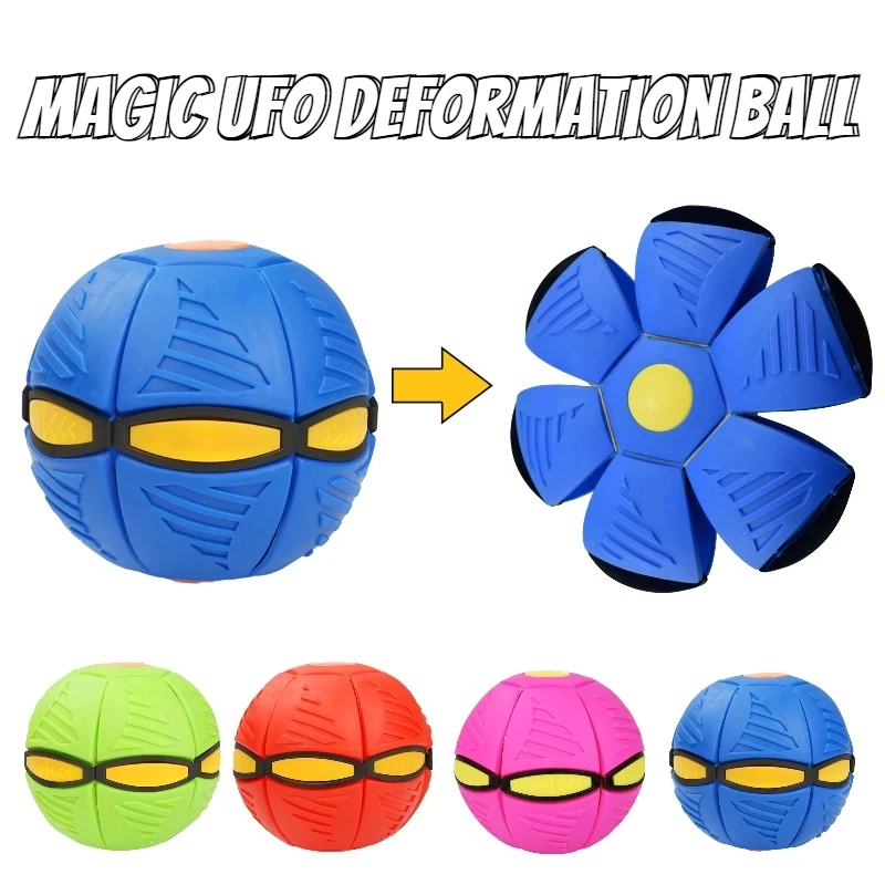 Description Picture 2 of itemPet Dog Toys Flying Saucer Ball Magic Deformation Outdoor Sports Dog Training Equipment Dog's Play Flying Ball
