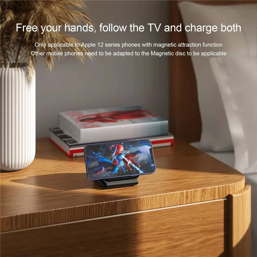 3 in 1 Magnetic Wireless Charger Pad Stand for iPhone 14 13 12 Pro Max Fast Charging Dock Station for Apple Watch AirPods