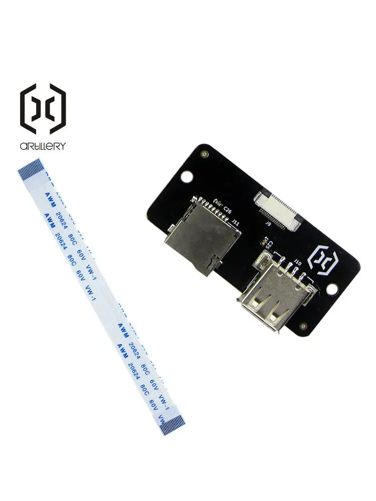 Description Picture 5 of itemSuitable for artillery 3D printer Sidewinder X1 and Genius USB adapter board FFC 16Pin flexible cable k