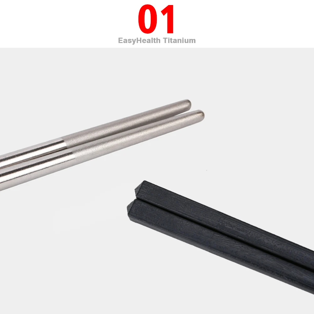 Description Picture 4 of item2022 New In Excellent Products Great Quality Portable Titanium Round Chopsticks Reusable Camping Picnic Dinner Lunch Tableware