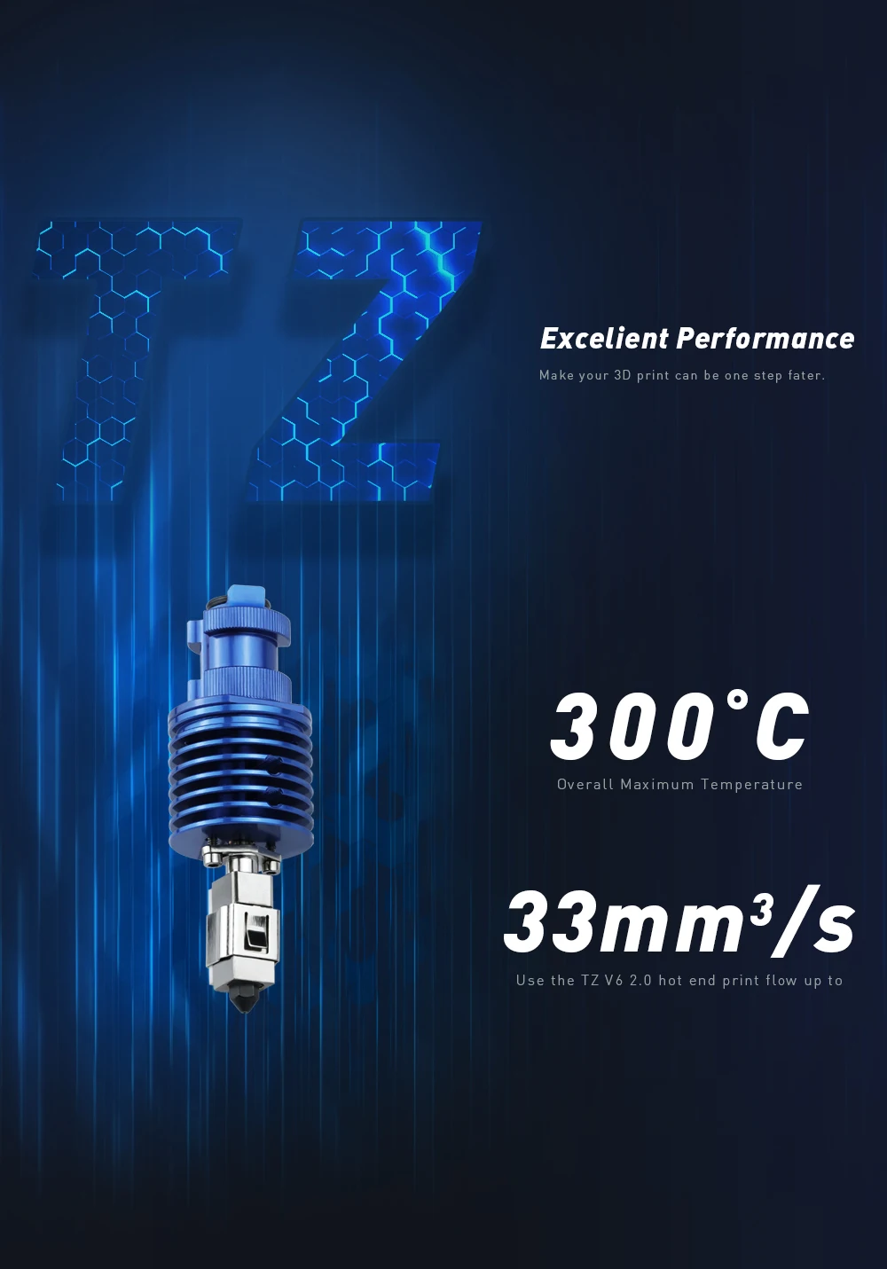 Description Picture 3 of itemHigh Speed Print Head Upgrade V6 Hotend Kit For Ender 3/Ender 3 PRO/VORON 2.4 Hi-End Extruder J-head for Prusa Ender 3 V2/CR10