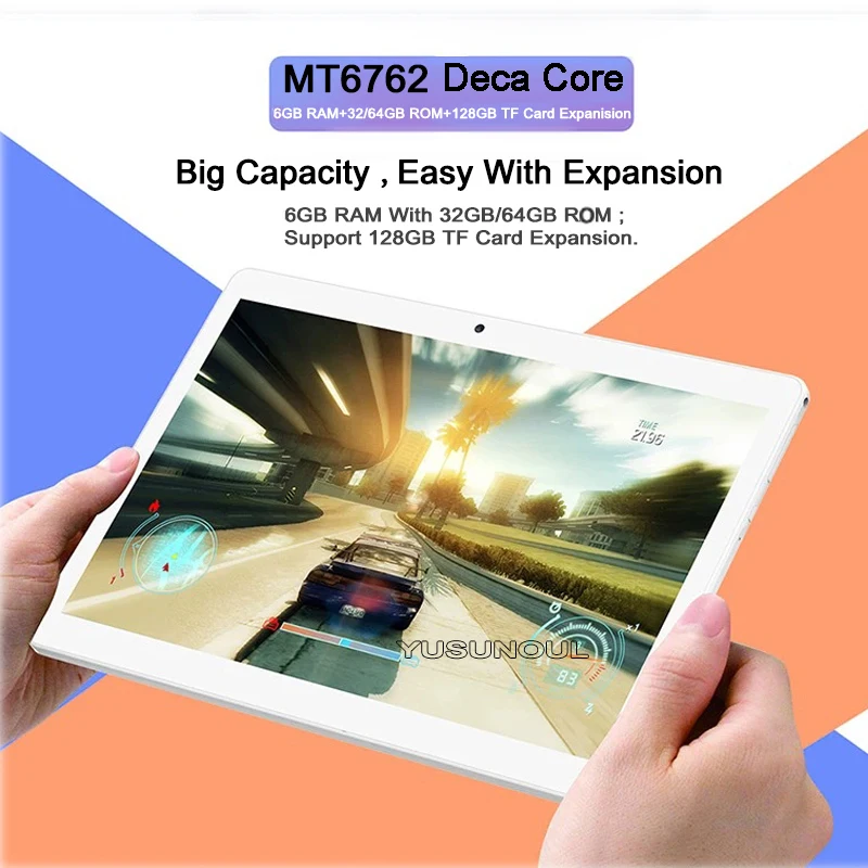 Description Picture 4 of itemSale!! New Android 9.0 4G LTE 6+32/64GB ROM 5G WIFI 1920*1200 FHD 10 Cores tablet pc 10 inch Google Play Tablets 10 10.1 планшет