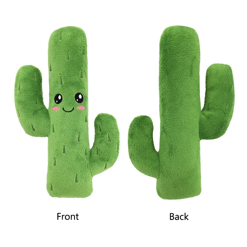 Description Picture 4 of itemInteractive Dog Chew Toy Cute Pineapple Cactus Shaped Plush Dog Squeaky Toys Funny Pets Outdoor Supplies