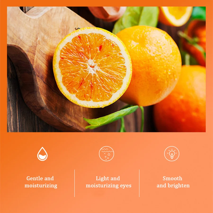 Description Picture 4 of item60pcs Blood Orange Collagen Eye Mask Vitamin C Moisturizing Eye Patches Repairing Wrinkle Remover Dark Circle Eye Bag Anti Aging