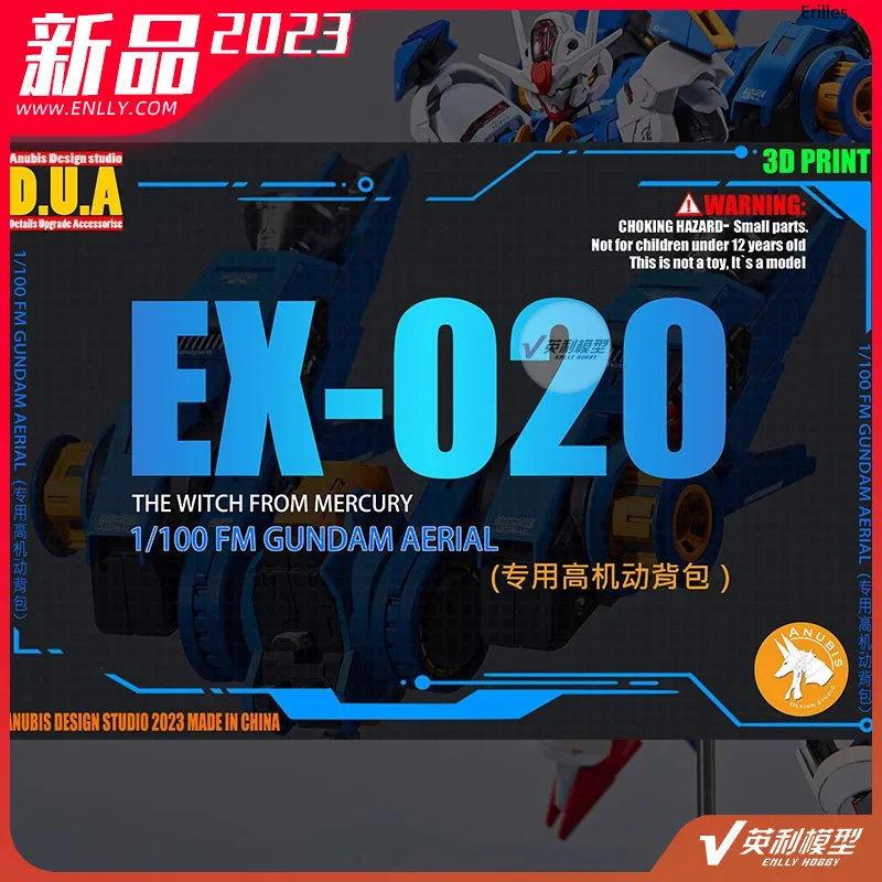 EX-020 FULL MECHANICS 1/100 XVX-016 Aerial Anubis Mirasoul Flight Unit Full Resin Model Kit Storage Box Witch FM Mercury