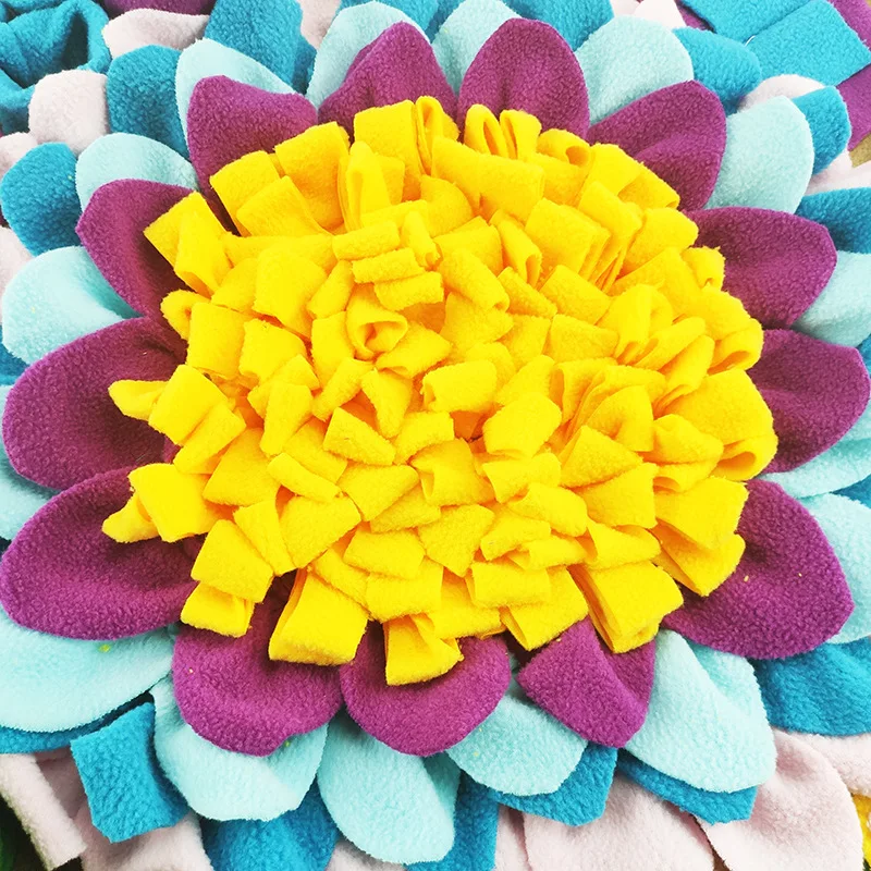 Dog Snuffle Pad Washable Nose Smell Training Sniff Mat Leak Food Slow Feeding Bowl Food Dispenser Blanket Pet Puzzle Toys Carpet