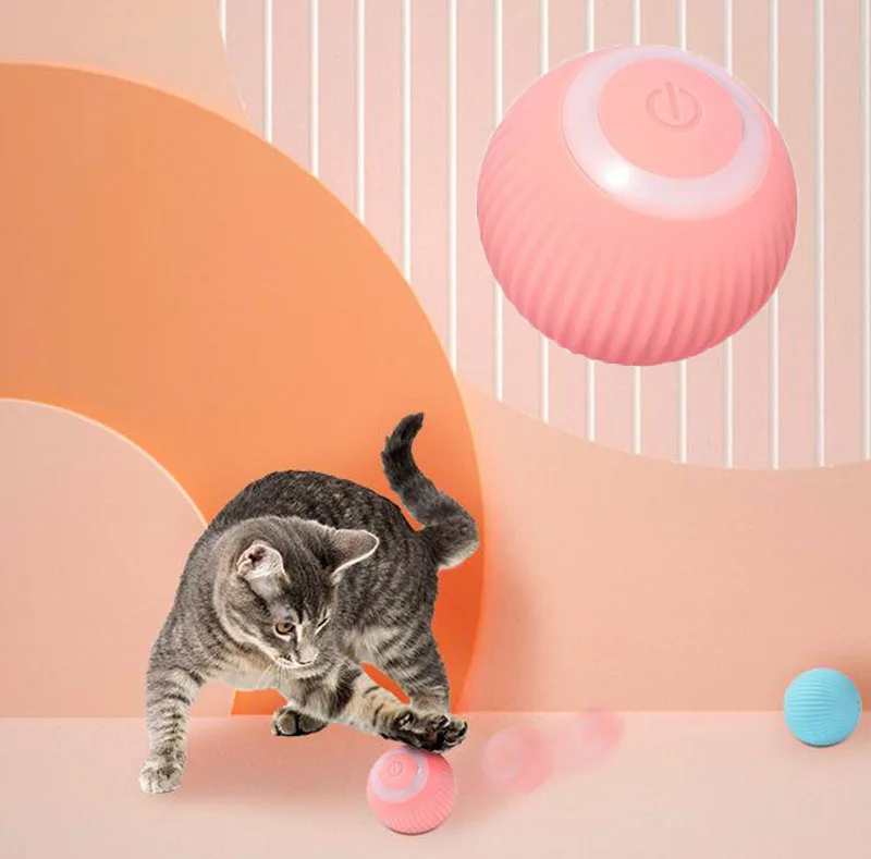Description Picture 4 of itemTraining Self-moving Kitten Electric Cat Ball Toys Automatic Rolling Smart Cat Toys for Cats Toys for Indoor Interactive Playing