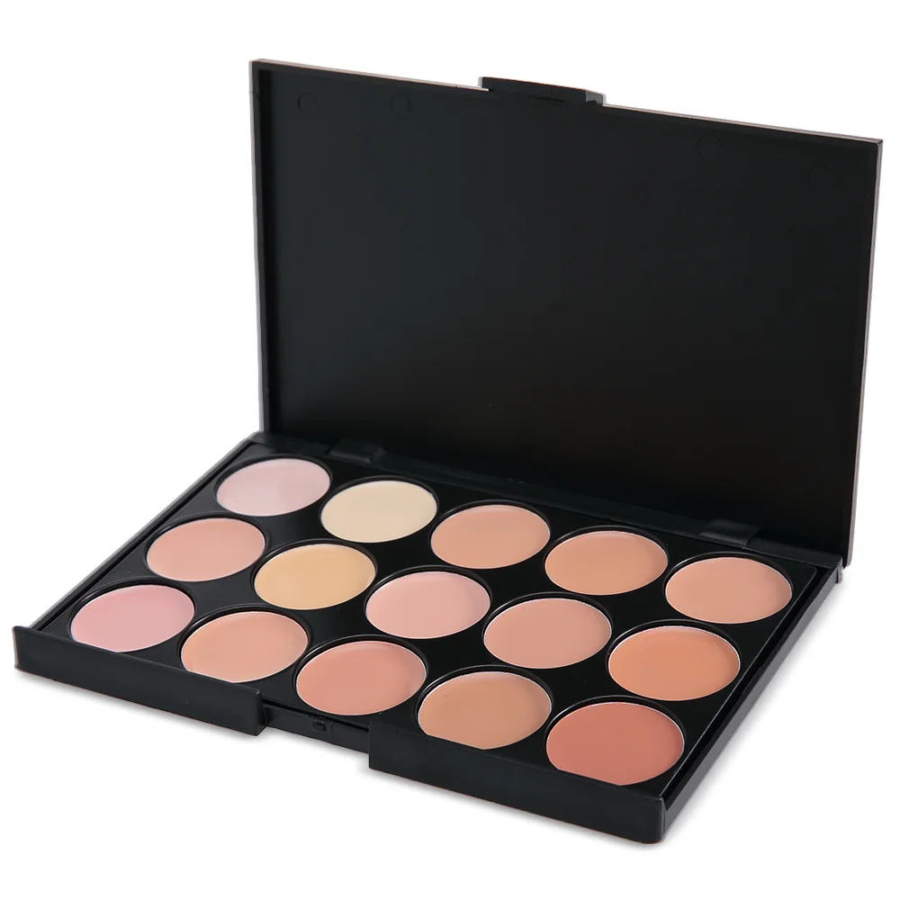 Description Picture 6 of itemNatural Professional Concealer Palettes 15 Colors makeup Foundation Facial Face Cream Cosmetic contour palette concealer palette