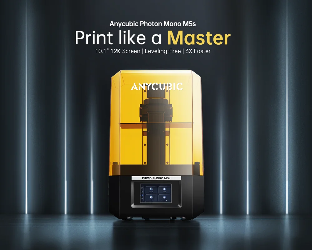 Description Picture 2 of itemANYCUBIC Photon Mono M5s 12K 10.1 inch LCD SLA 3D Printer Leveling-Free High Speed UV Resin 3D Printer Print Size 200x218x123mm