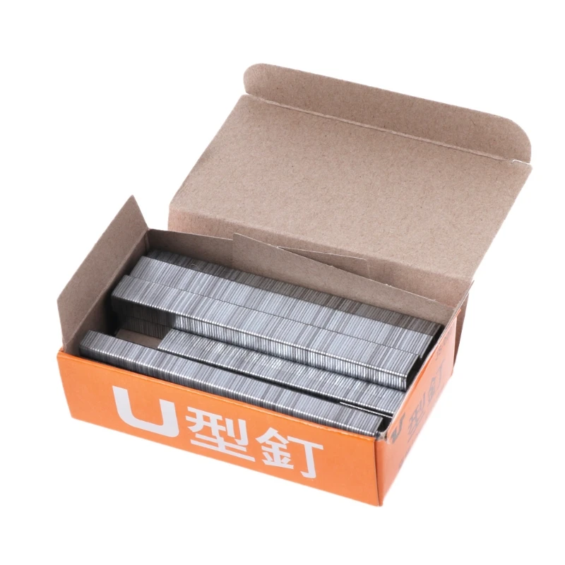 2400 Pcs Door Shaped Staples 10x8mm Nails for staple Gun Stapler