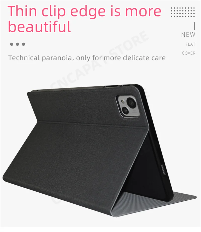 Description Picture 6 of itemFolio Book Cover For Blackview Tab 13 Case Smart Wake/Sleep 10.1 Inch Tablet Folding Stand Funda with Soft TPU Back Shell