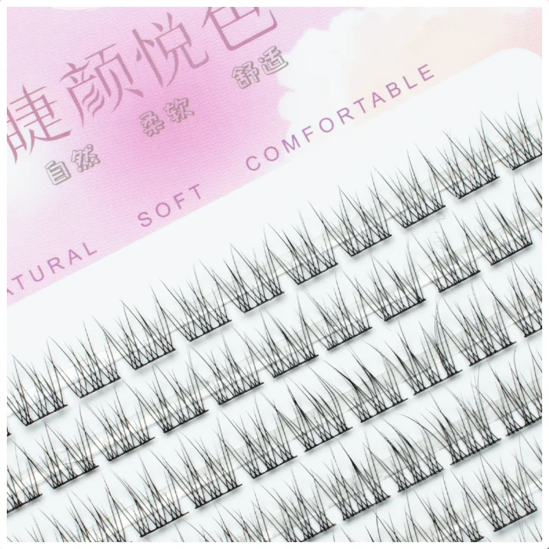 Fish Eyeslash Extension Personal Eye Lash Professional Makeup Individual Cluster Grafting Fake EyeLash Japanese False EyeLashes