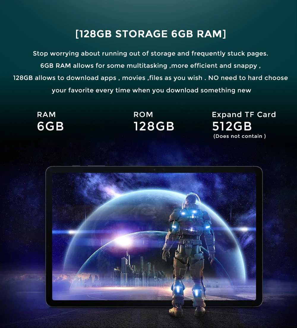 Description Picture 6 of itemGlobal Version Tab P30L 10 inch WIFI 2K LCD Screen MTK6771 Octa Core 6GB 128GB 4G LTE Tablet Android 10 3G Tablets