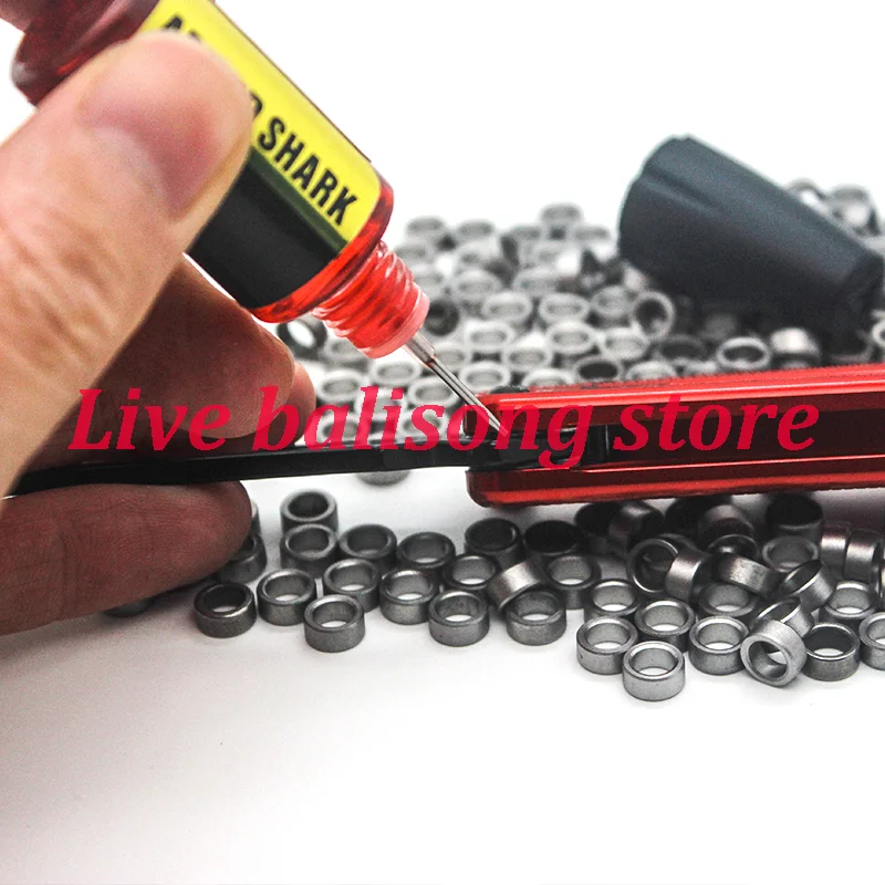 Description Picture 6 of itemARMED SHARK Lubricating Oil Butterfly Trainer Knife Balisong Repair Tools Reduced Bushings Washer Attrit