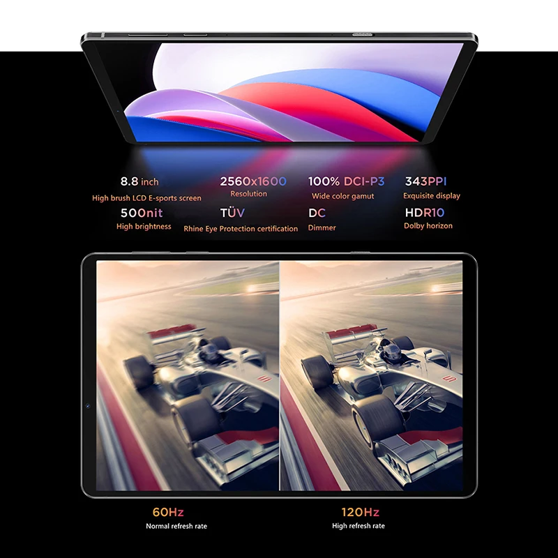Global Firmware Iconic Brand LEGION Y700 Gaming Tablet Snapdragon 870 8.8inch 6550mAh 45W Charging 2560*1600 Tablet Android