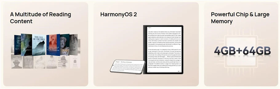 Description Picture 6 of item2022 HUAWEI MatePad Paper 10.3 inch Ink Screen WIFI 4GB 64GB/6GB 128GB HarmonyOS 2 3625mAh with HUAWEI M-pencil Stylus