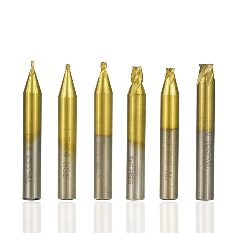 Description Picture 3 of itemXCAN 1pc 6mm Shank Ti-Coated HSS Vertical Key Machine Cutters Door Car Key Cutter Machine Part Key Maker Locksmith Tools 1.0-5.0