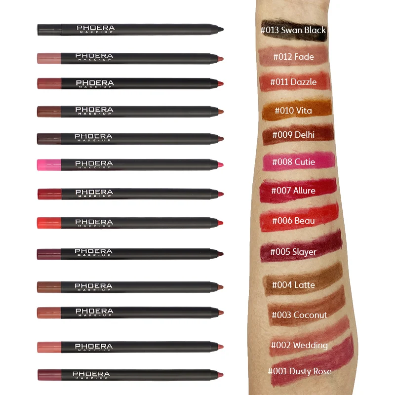 Description Picture 6 of item12 Colors Matte Lip Liner Pencil Sexy Red Contour Tint Lipstick Pen Lasting Non-stick Cup Lipsticks Moisturising Lips Cosmetics