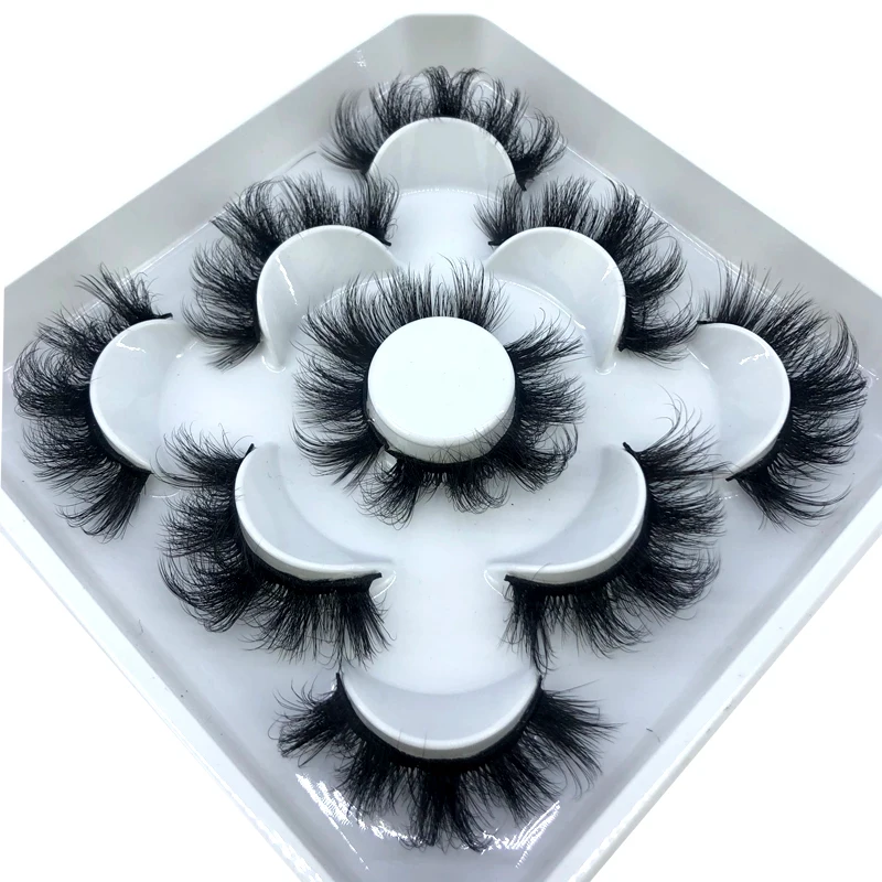 Description Picture 3 of itemHBZGTLAD New 5 pairs 8-25mm natural 3D false eyelashes fake lashes makeup kit Mink Lashes extension mink eyelashes maquiagem