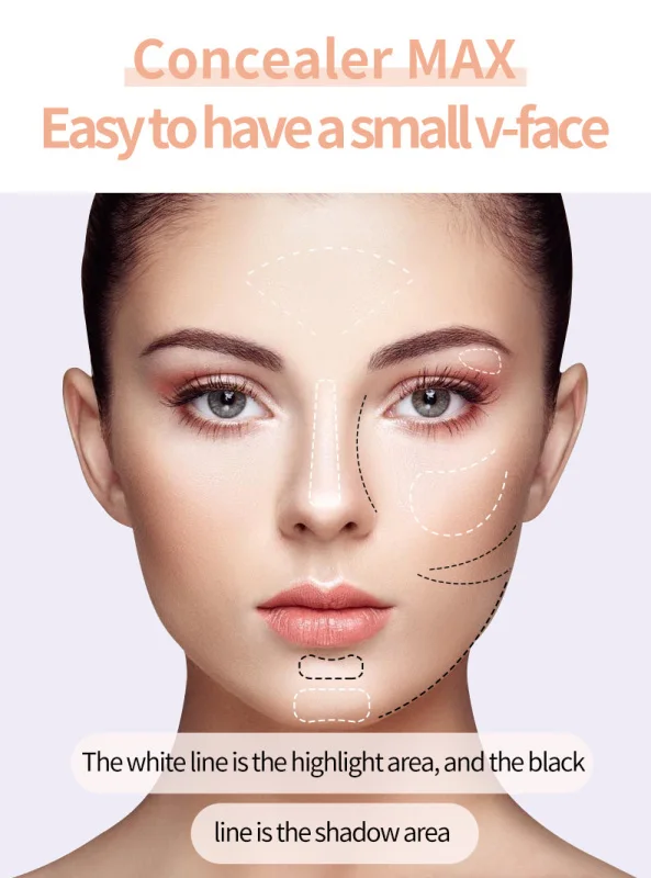 Description Picture 4 of itemHigh Quality Professional Makeup Base Foundation Cream for Face Concealer Contouring Face Bronzer Beauty Cosmetics Tools