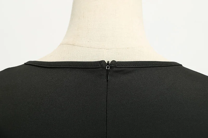 Description Picture 6 of itemBlack Polka Dot Party Women 2022 Summer Red Pin Up Rockabilly Robe Femme 50s 60s Elegant Vintage Dress