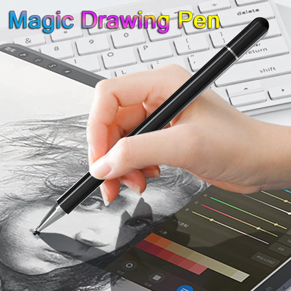 Description Picture 2 of itemUniversal Stylus Pen For iPhone iPad Tablet Drawing Smartphone Android Touch Capacitive Screen Mobile Phone Pen Accessories