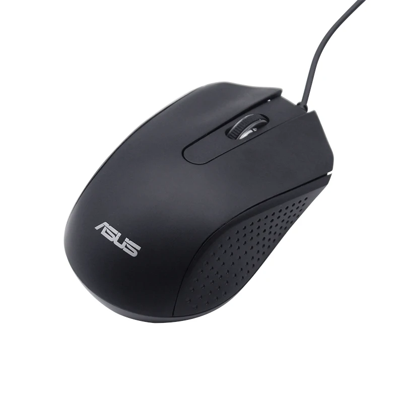 Asus AE-01 100*64*37mm Black USB Wired Optical 1000DPI Portable Rechargeable Mini Mouse For Laptop Computer