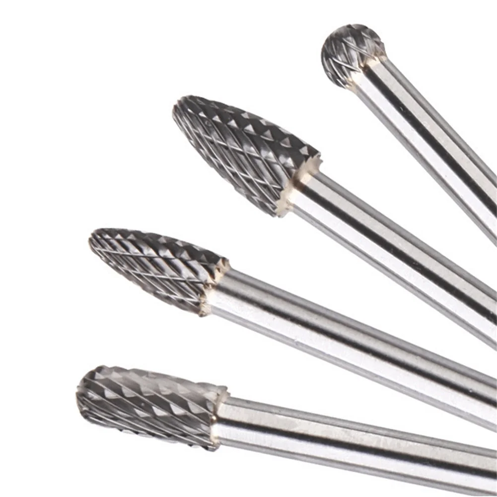 Description Picture 3 of item1pc 6mm Shank   150mm Long Carbide Rotary File Milling Cutter Rotary Burr Double Cut CNC Engraving Bit For Dremel Grinder Drill