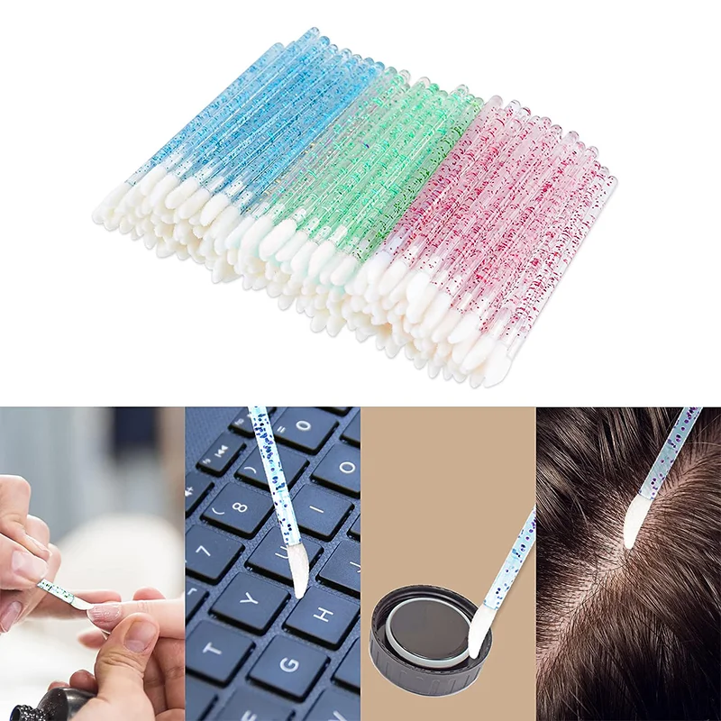 Description Picture 3 of itemEyelash Brushes Eyelash Extension Disposable Crystal Brushes Mascara Wands Applicator Shampoo Eye Lashes Cosmetic Brush
