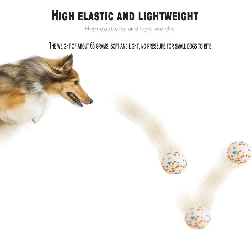 Description Picture 2 of itemETPU High-Hebound Dog Bite-Resistant Rubber Ball, Light Chewing Toy, Molar Training Pet Toy