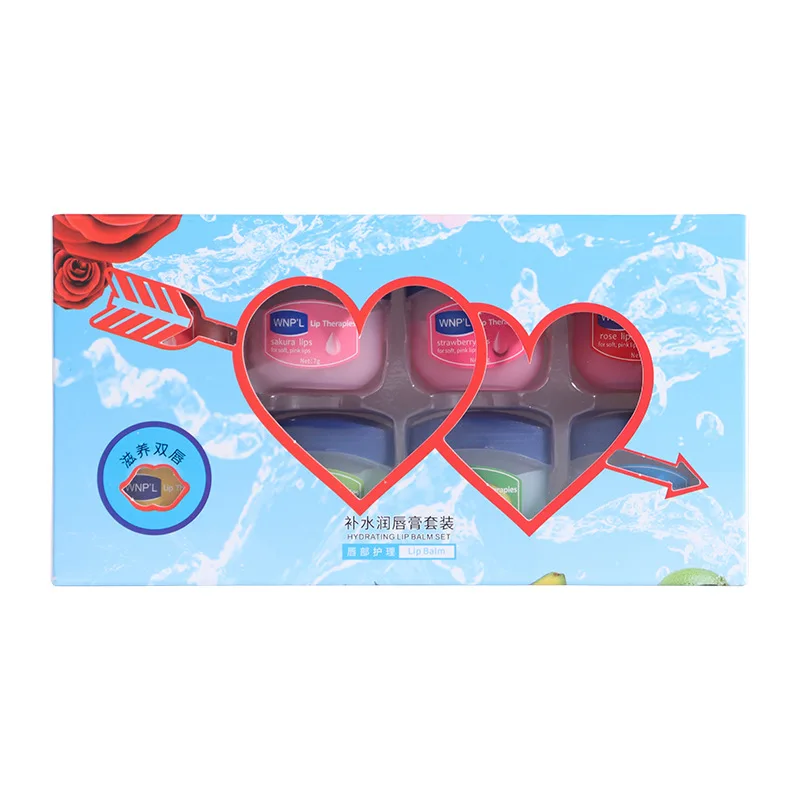 Description Picture 6 of item8pcs Lip Gloss Natural Fruit Essence Moisturizer Lip Balm Hydrating Transparent Lipstick Base Lip Care Lip Makeup Cosmetics