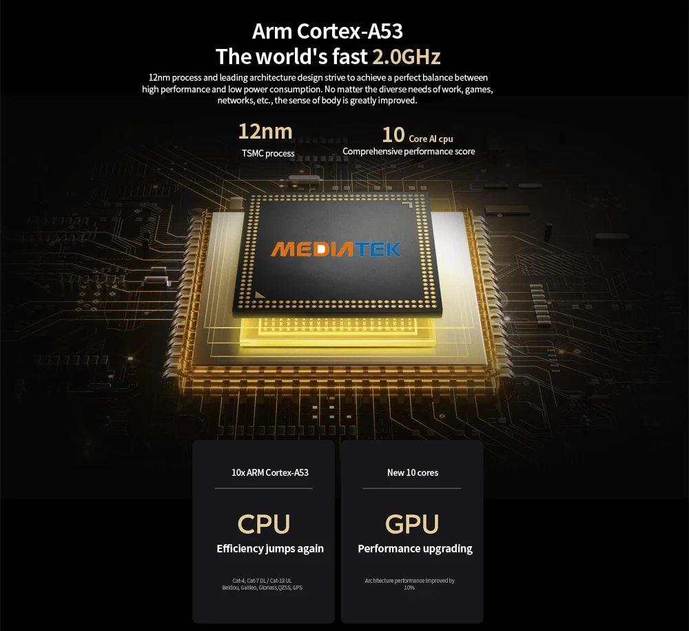 Description Picture 6 of itemNew P60 Pad 10.1 Inch Android 12 Tablet Ten Core 8GB RAM 256GB ROM 4G Network AI Speed-up Tablets PC Google Dual Wifi 8000mAh