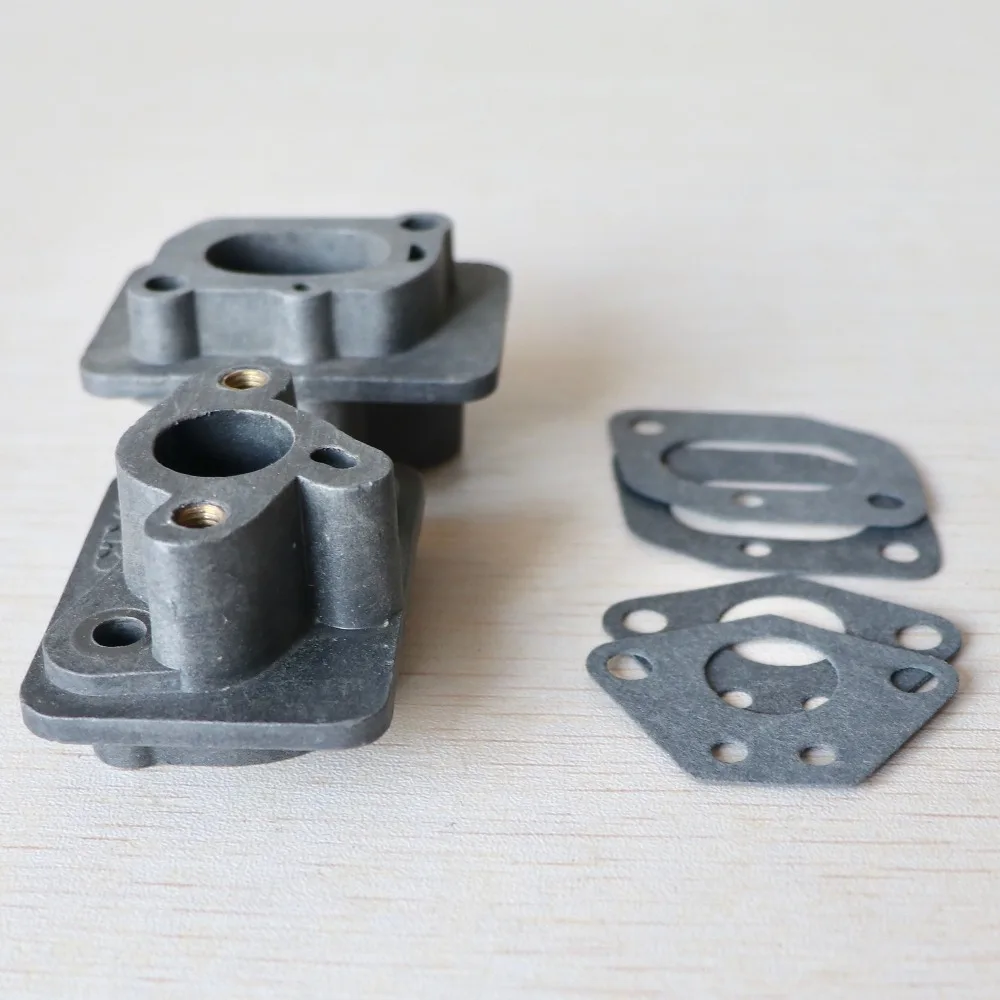 2pcs 40-5 43CC 52CC brush cutter intake manifold carburetor base connector,admitting pipe,carb adaptor