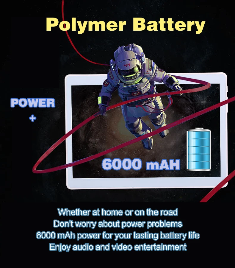 Description Picture 3 of itemPhablet 10' Tablet Mutlti Touch Screen Android 9.0 10 Core Ram 6GB ROM 32GB Dual Camera  Wifi 10 Inch Tablet 4G LTE Pro Pc