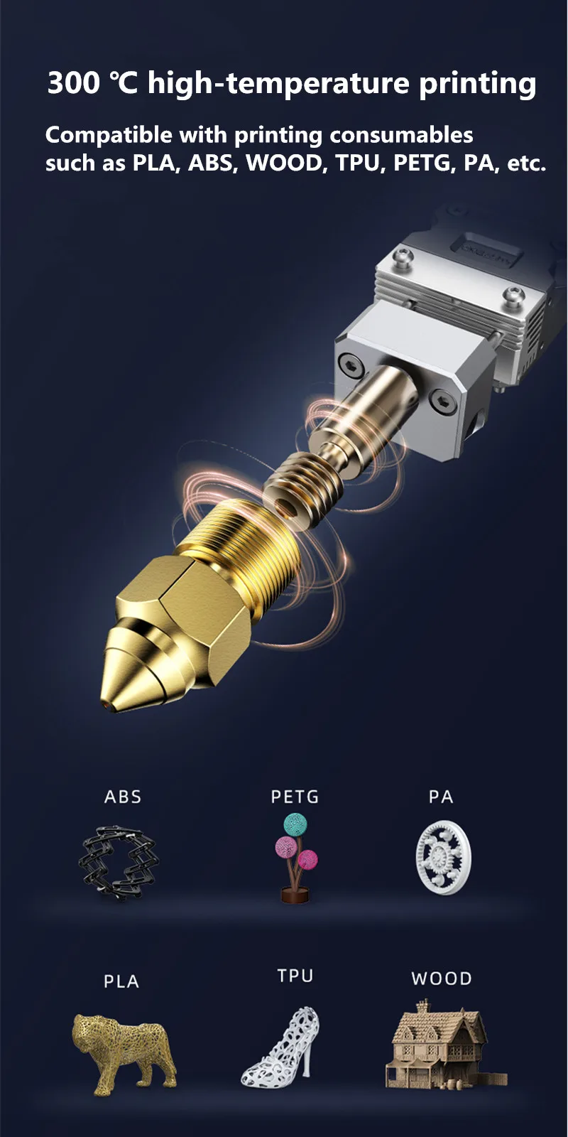 Description Picture 4 of itemEnder-3 S1 Pro Creative DIY Teaching Product Display Model FDM Melt Deposition Forming Automatic Leveling Silent 3D Printer