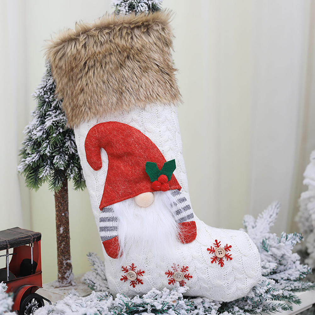 Details about   AG_ Christmas Gnome Stocking Gifts Xmas Tree Hanging Candy Storage Bag Ornament 