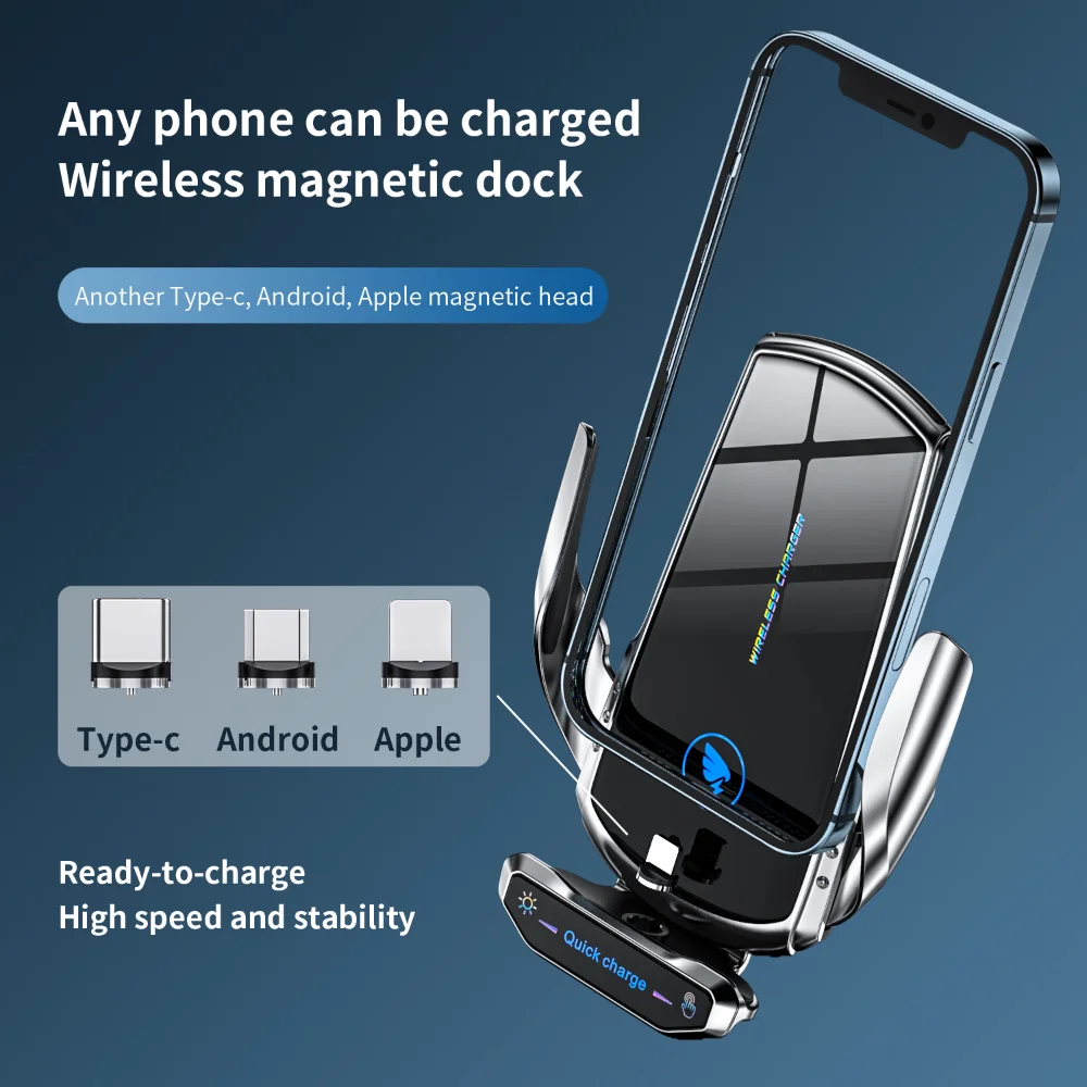 20W Car Wireless Chargers Magnetic Fast Charging Station Air Vent Stand Phone Holder For iPhone 12 14 13 Pro Max Iconic Brand Samsung