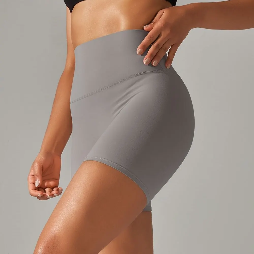 Description Picture 4 of itemWomen Yoga Shorts High Waisted Elastic Breathable Sports Leggings Running Cycling Shorts for Sport Fitness Workout Running Gyms