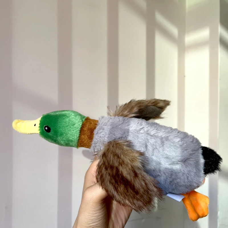 Description Picture 5 of itemCute Plush Stuffed Duck Sound Toy Small Medium Dog Squeaky Chew Rope Toys Pets Outdoor Intereactive Supplies Accessories