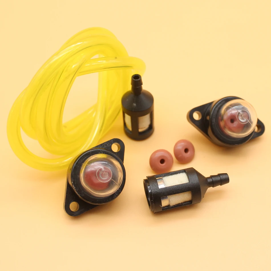 Fuel Line Filter Primer Bulb Tune Up Maintenance Kit Fit Poulan 2055 2075 2150 2155 2175 2250 2350 Chainsaw 530071835