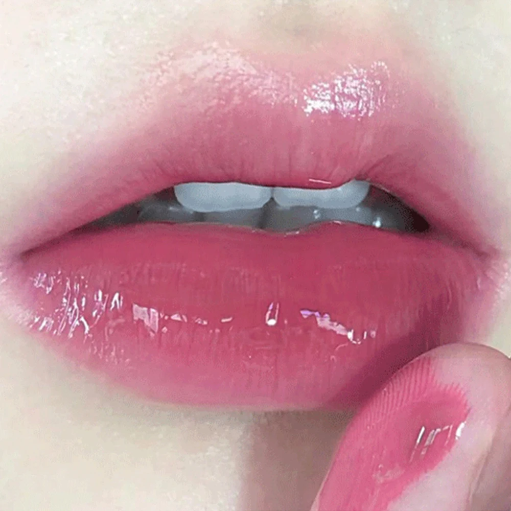 Description Picture 6 of itemTransparent Glitter Capsule Lip Gloss Color Changed Plumping Lip Glaze Crystal Jelly Moisturizing Lip Oil Lips Makeup Cosmetics