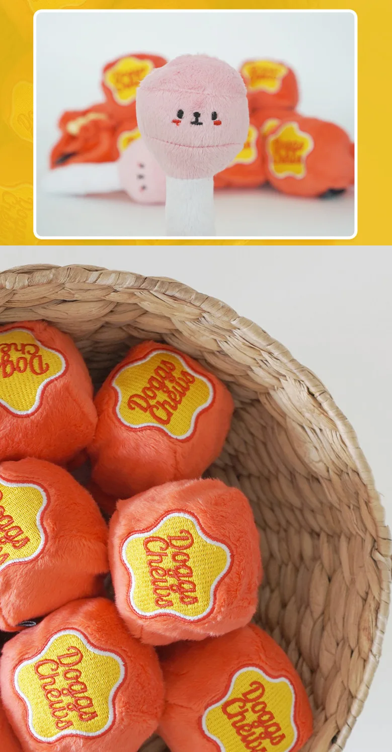 Description Picture 3 of itemPuppy Dog Plush Toy Candy Hidden Food Sniffing Toy Small Dog Cute Pet Dog Sound Plush Toy Pet Interactive Dog Toys Accessories
