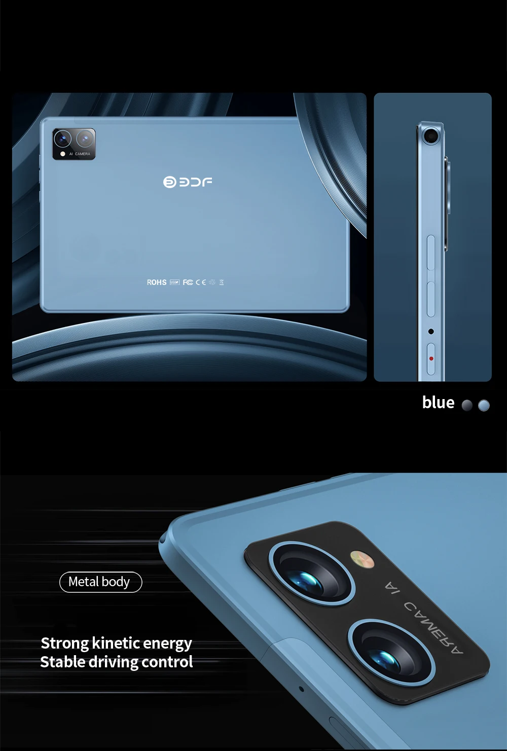 Description Picture 5 of itemNew P60 Pad 10.1 Inch Android 12 Tablet Ten Core 8GB RAM 256GB ROM 4G Network AI Speed-up Tablets PC Google Dual Wifi 8000mAh