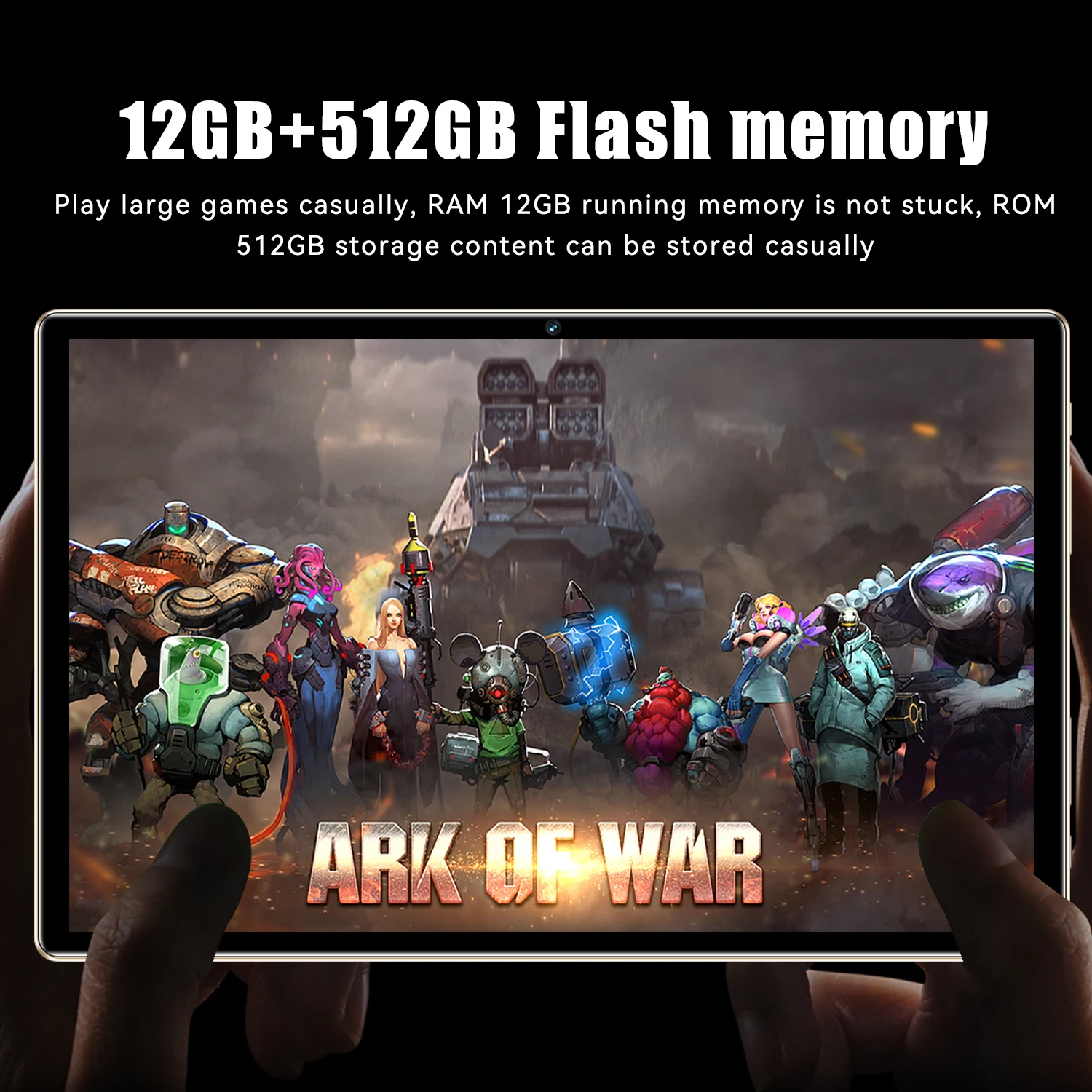 Description Picture 6 of itemGlobal Version Original Tablet 10.1 Inch Android 13 12GB+512GB Tablet Dual SIM Card 4G/5G Phone Call GPS WiFi Bluetooth Tablet