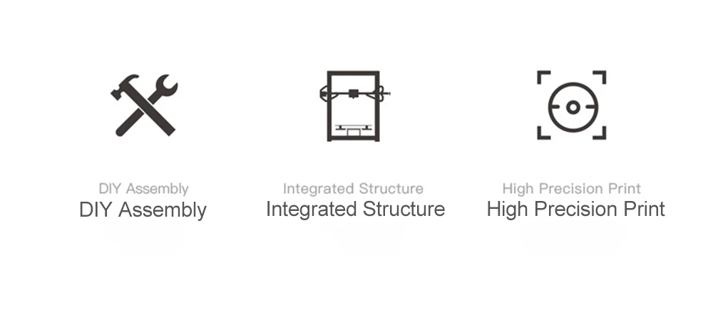 Description Picture 4 of itemFDM Upgraded DIY 3D Printer High Precision Printing Resume Printing and Removable Build Plate Impresora 3D Printer 220*220*250mm