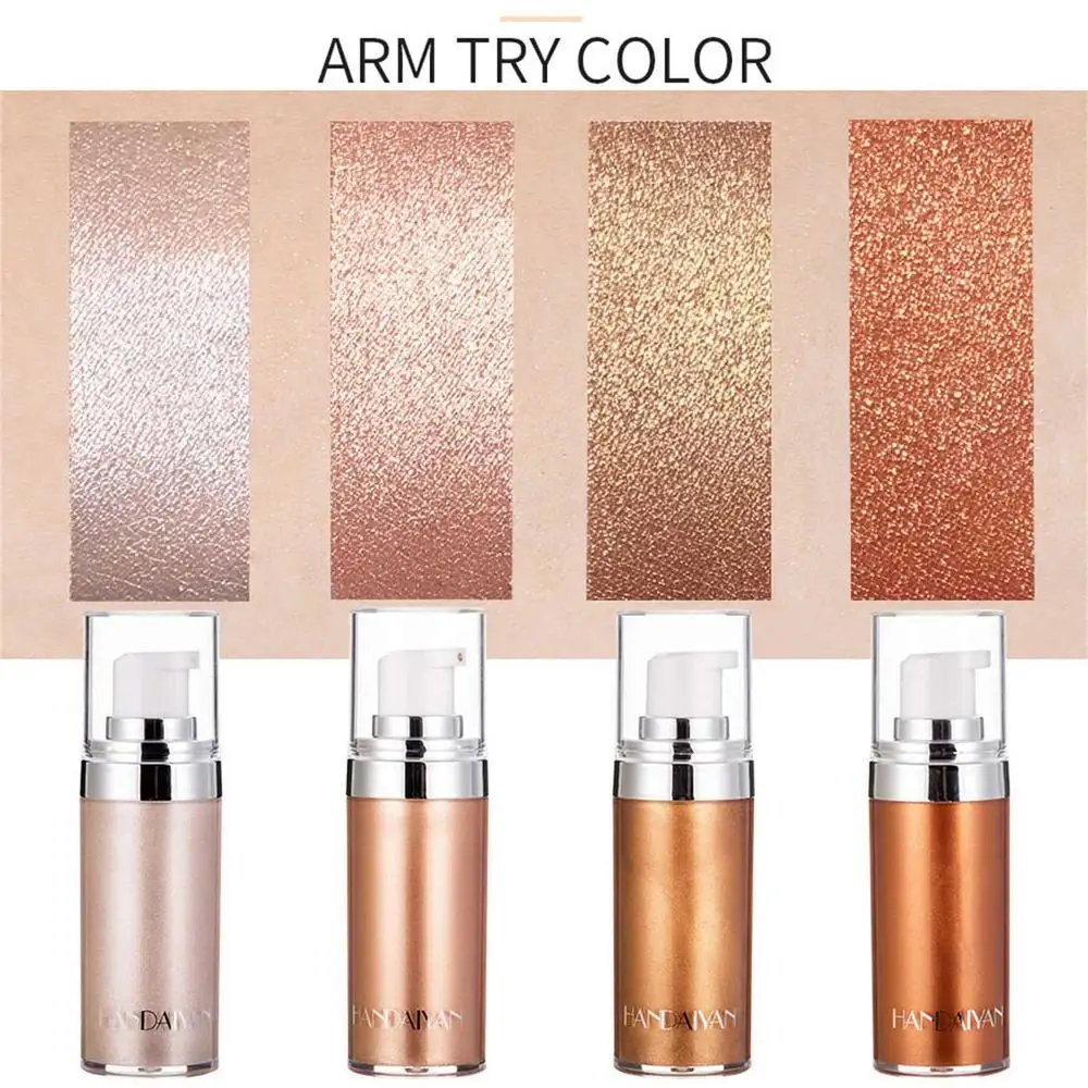 Description Picture 4 of itemHighlighter Liquid Bronze Long-lasting Body Shimmer Oil Face Brighten Glow Moisturizing Shimmer Brighten Makeup